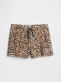【Babylclub】 Leopard logo shorts Kids Gap Logo Pull-On Shorts | Gap Factory