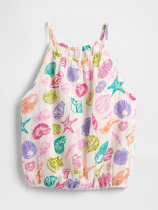 Image number 1 showing, Kids Gauze Halter Top