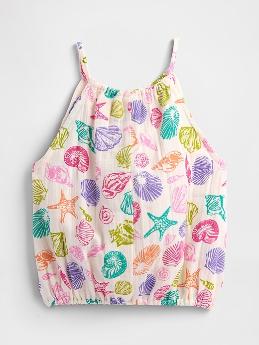 Image number 3 showing, Kids Gauze Halter Top