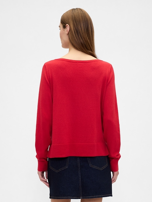 Image number 2 showing, Relaxed Boatneck Sweater