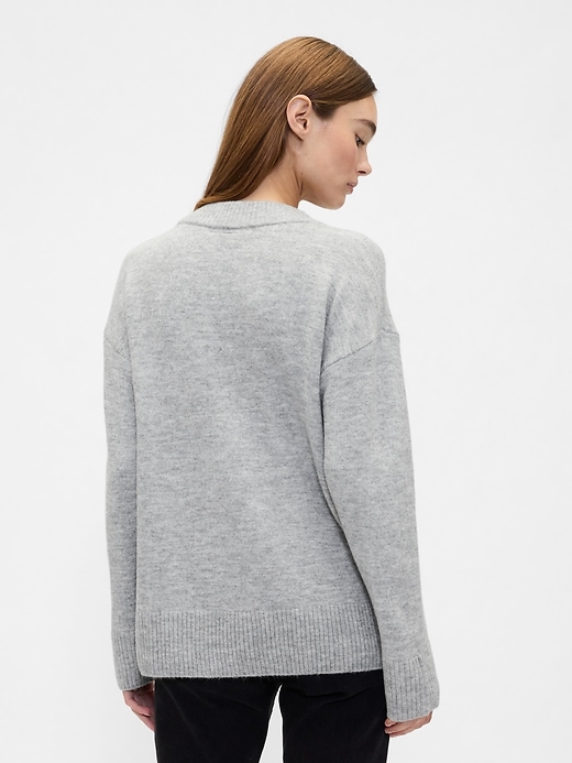 Image number 2 showing, Oversized V-Neck Sweater