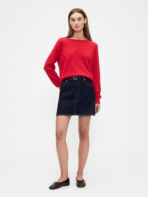 Image number 3 showing, Relaxed Boatneck Sweater