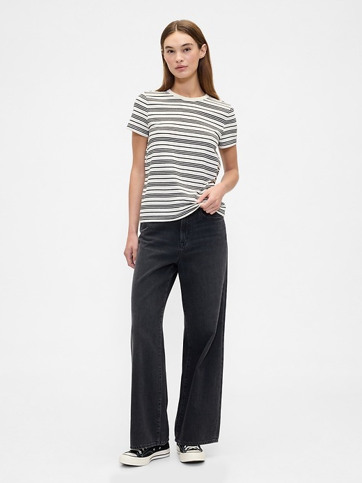 Image number 3 showing, Favorite Stripe Crewneck T-Shirt