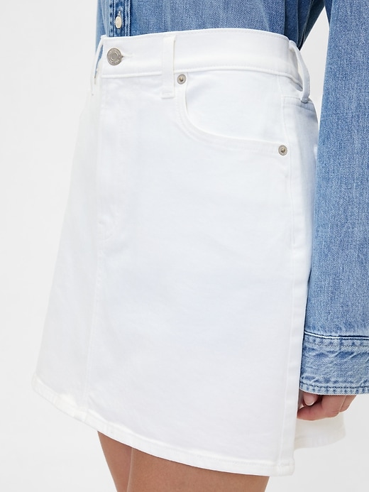 Image number 4 showing, Denim Mini Skirt