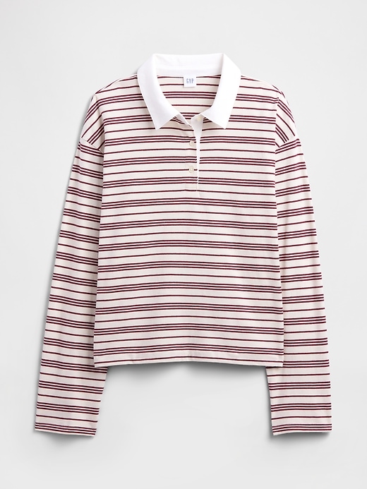 Image number 5 showing, Oversized Stripe Rugby Polo Shirt