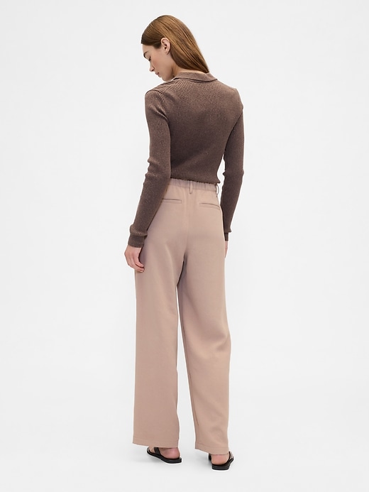 Image number 4 showing, Easy Crepe Trousers