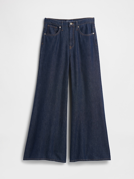 Image number 7 showing, High Rise SuperLight Palazzo Jeans