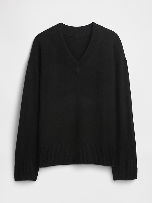 Image number 5 showing, Oversized V-Neck Sweater