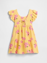 babyGap Flutter Sleeve Tie-Back Dress