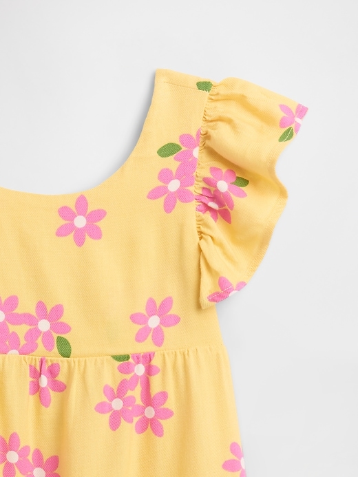 Image number 3 showing, babyGap Flutter Sleeve Tie-Back Dress