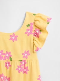 babyGap Flutter Sleeve Tie-Back Dress