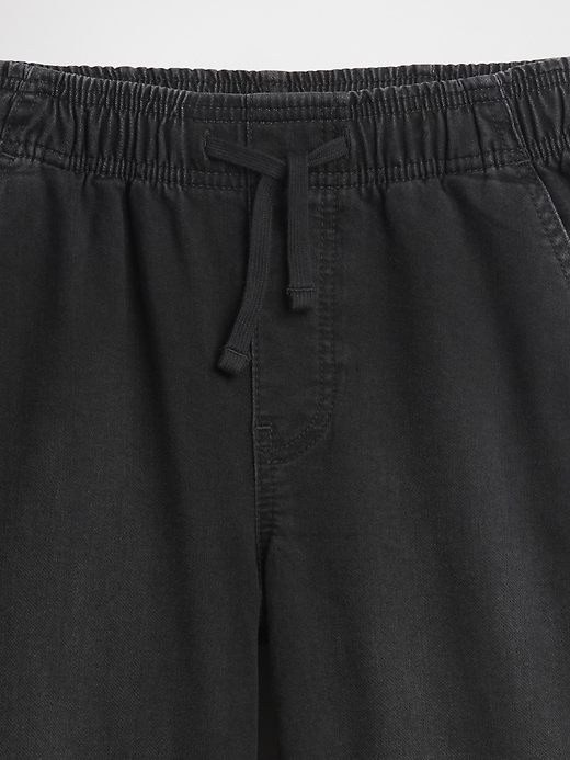 Image number 3 showing, Kids Pull-On Wide-Leg Sweatpant Jeans