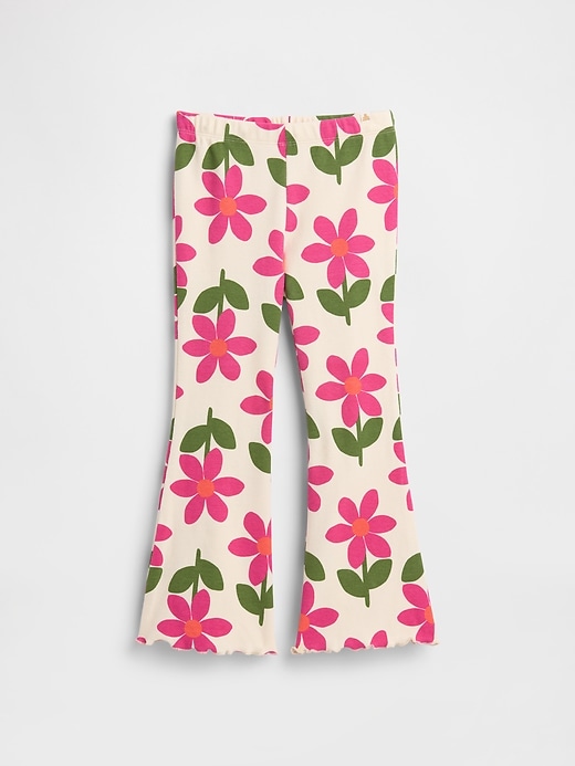 Image number 1 showing, babyGap Ribbed Print Flare Leggings