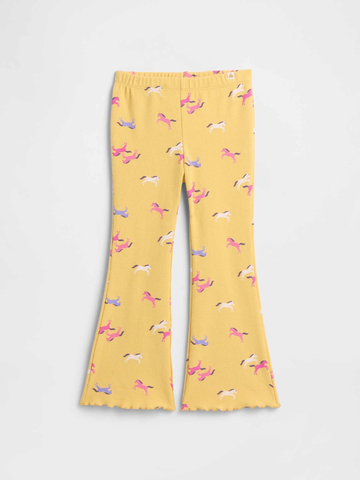 babyGap Ribbed Print Flare Leggings