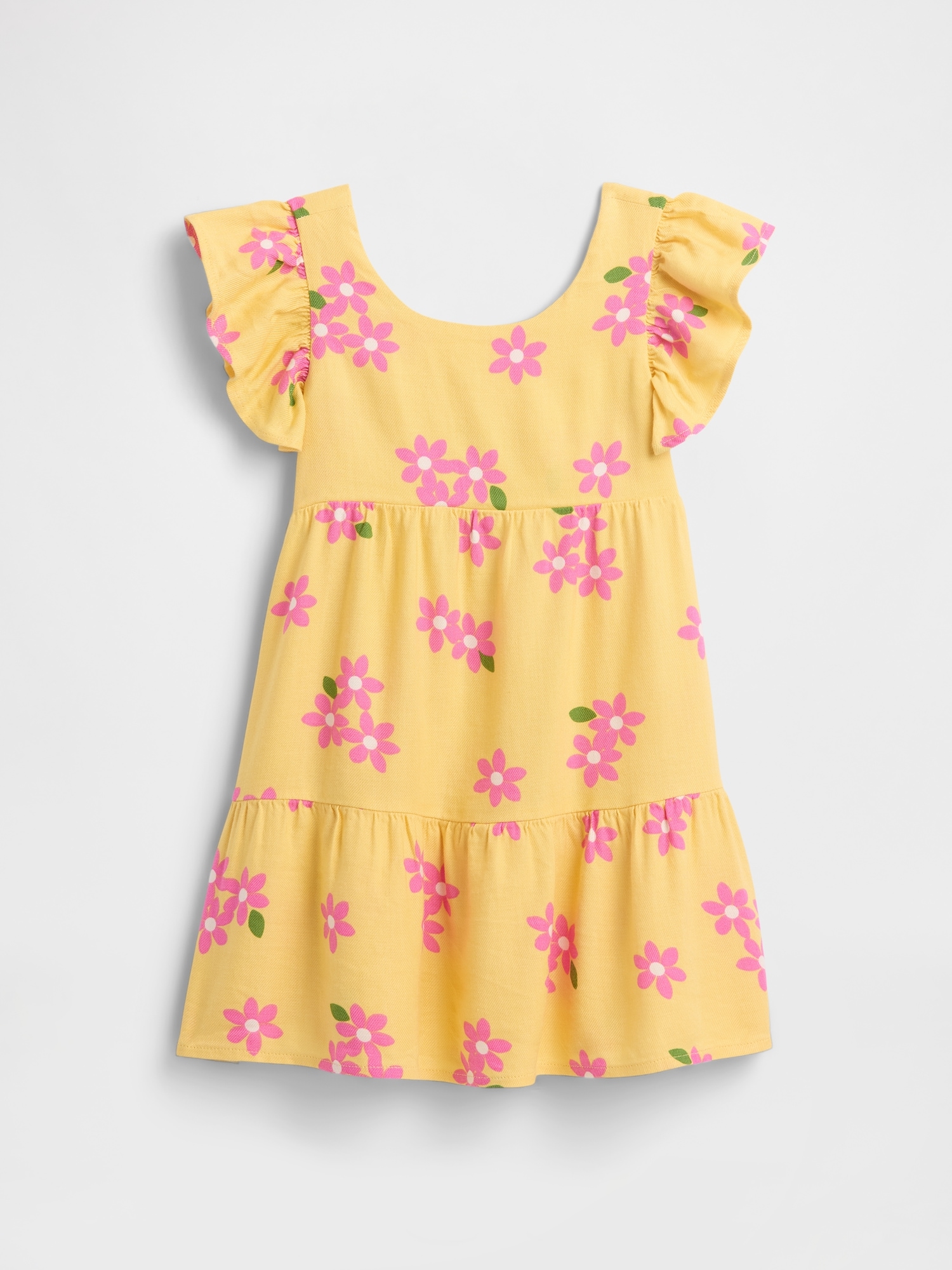 babyGap Flutter Sleeve Tie-Back Dress
