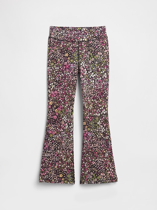 Image number 1 showing, Kids Stretch Jersey Flare Leggings