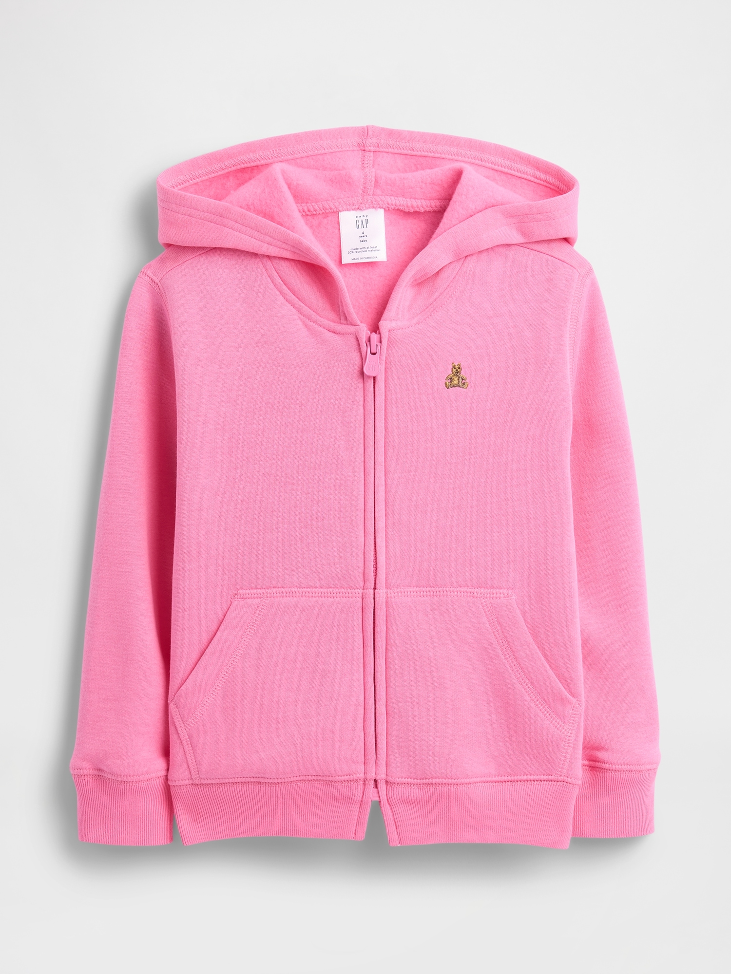 babyGap Fleece Zip Hoodie - Pink