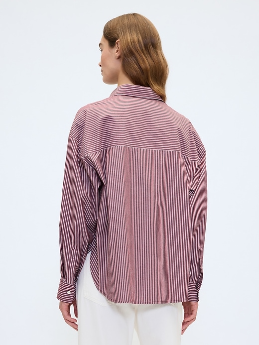 Image number 2 showing, Oversized Shirt in Poplin