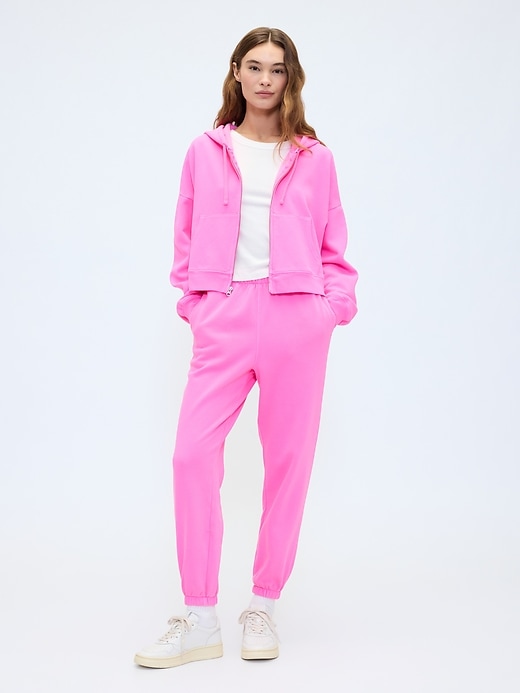 Image number 3 showing, Oversized Fleece Zip Hoodie