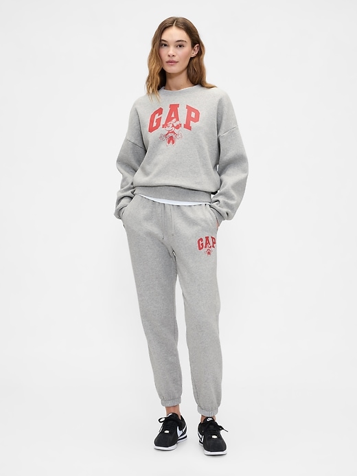Image number 1 showing, Gap &#215 Disney Minnie Mouse Logo Joggers