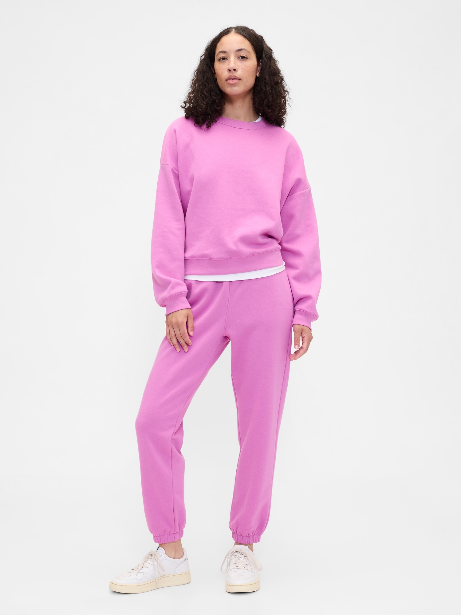 Fleece Joggers - Budding Purple Lilac