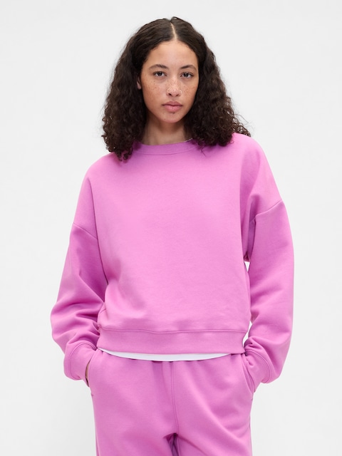 Relaxed Wedge Crewneck Sweatshirt