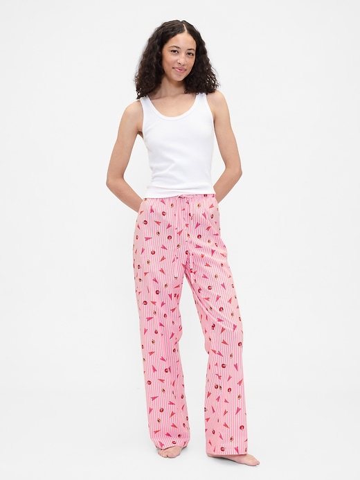 Image number 1 showing, Poplin PJ Pants