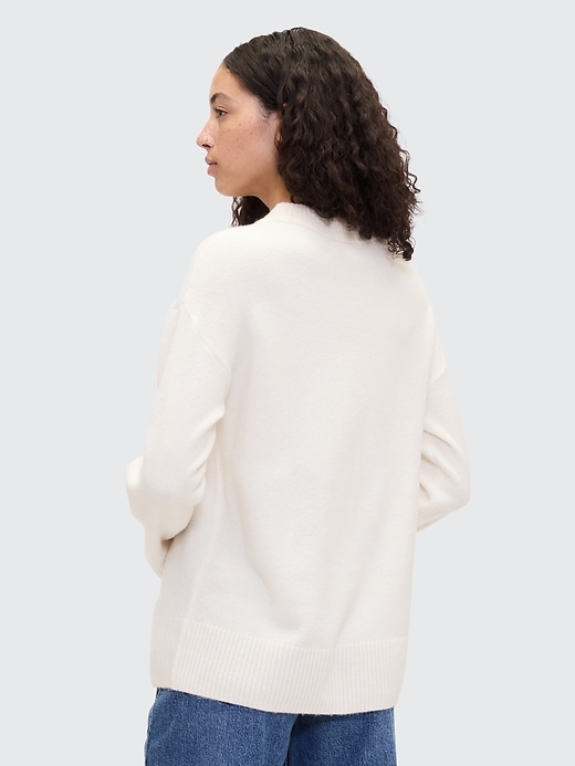 Image number 2 showing, Oversized V-Neck Sweater