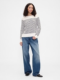 Relaxed Boatneck Sweater