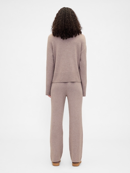 Image number 4 showing, CashSoft Relaxed Ribbed Sweater Pants