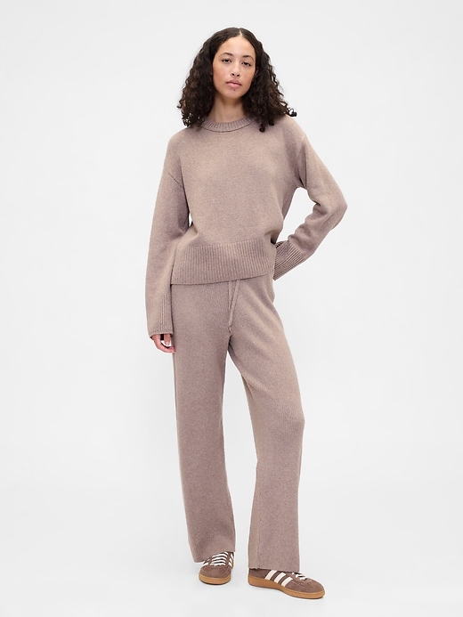 Image number 3 showing, CashSoft Relaxed Crewneck Sweater