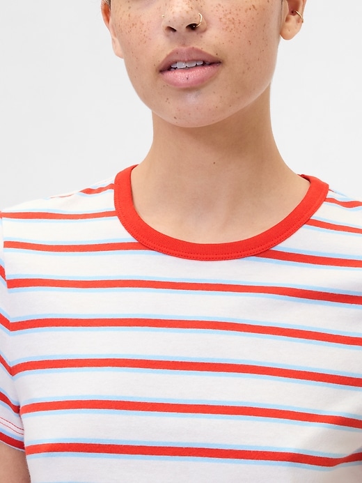 Image number 4 showing, Favorite Stripe Crewneck T-Shirt