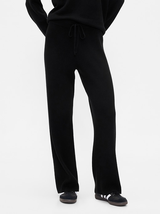 Image number 2 showing, CashSoft Relaxed Ribbed Sweater Pants