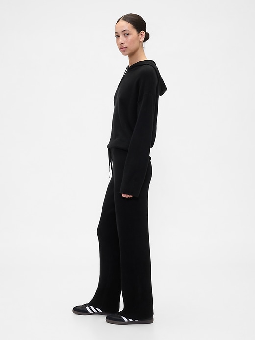 Image number 3 showing, CashSoft Relaxed Ribbed Sweater Pants