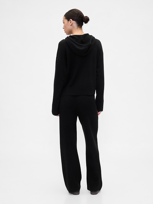 Image number 4 showing, CashSoft Relaxed Ribbed Sweater Pants