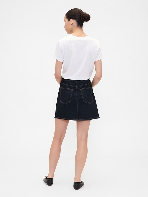 Image number 2 showing, Denim Mini Skirt