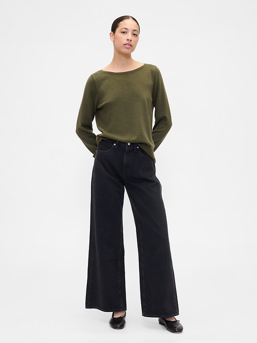 Image number 3 showing, Relaxed Boatneck Sweater