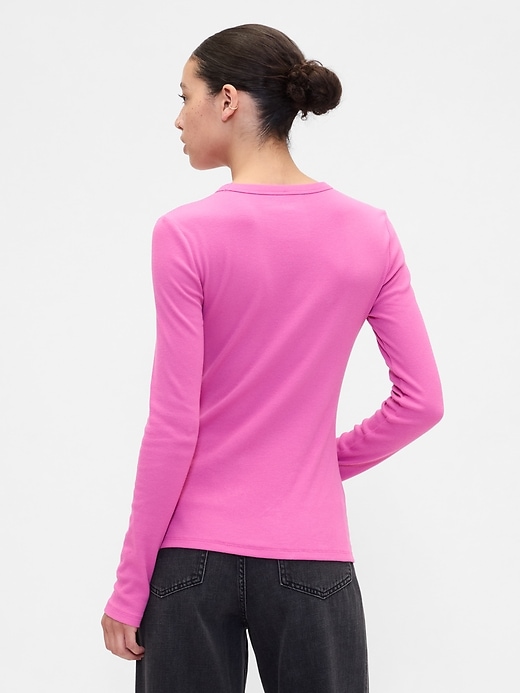 Image number 2 showing, Essential Ribbed Crewneck T-Shirt
