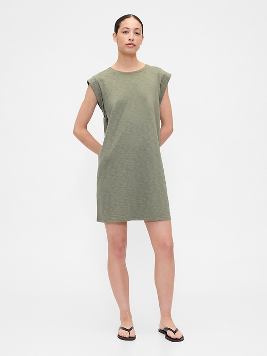 Image number 1 showing, Crewneck T-Shirt Dress