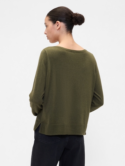 Image number 2 showing, Relaxed Boatneck Sweater