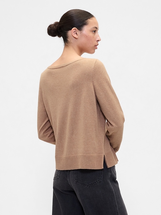 Image number 2 showing, Relaxed Boatneck Sweater