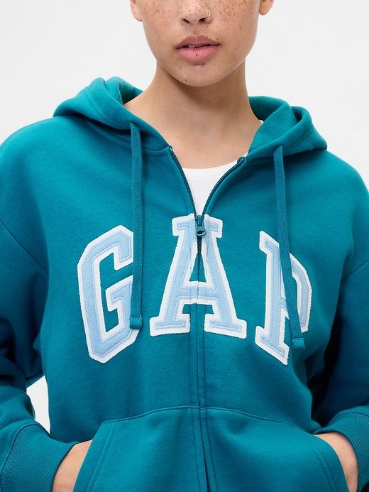 Image number 4 showing, Relaxed Gap Logo Zip Hoodie