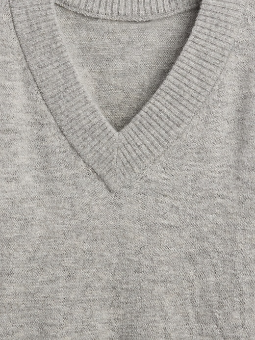 Image number 4 showing, Oversized V-Neck Sweater