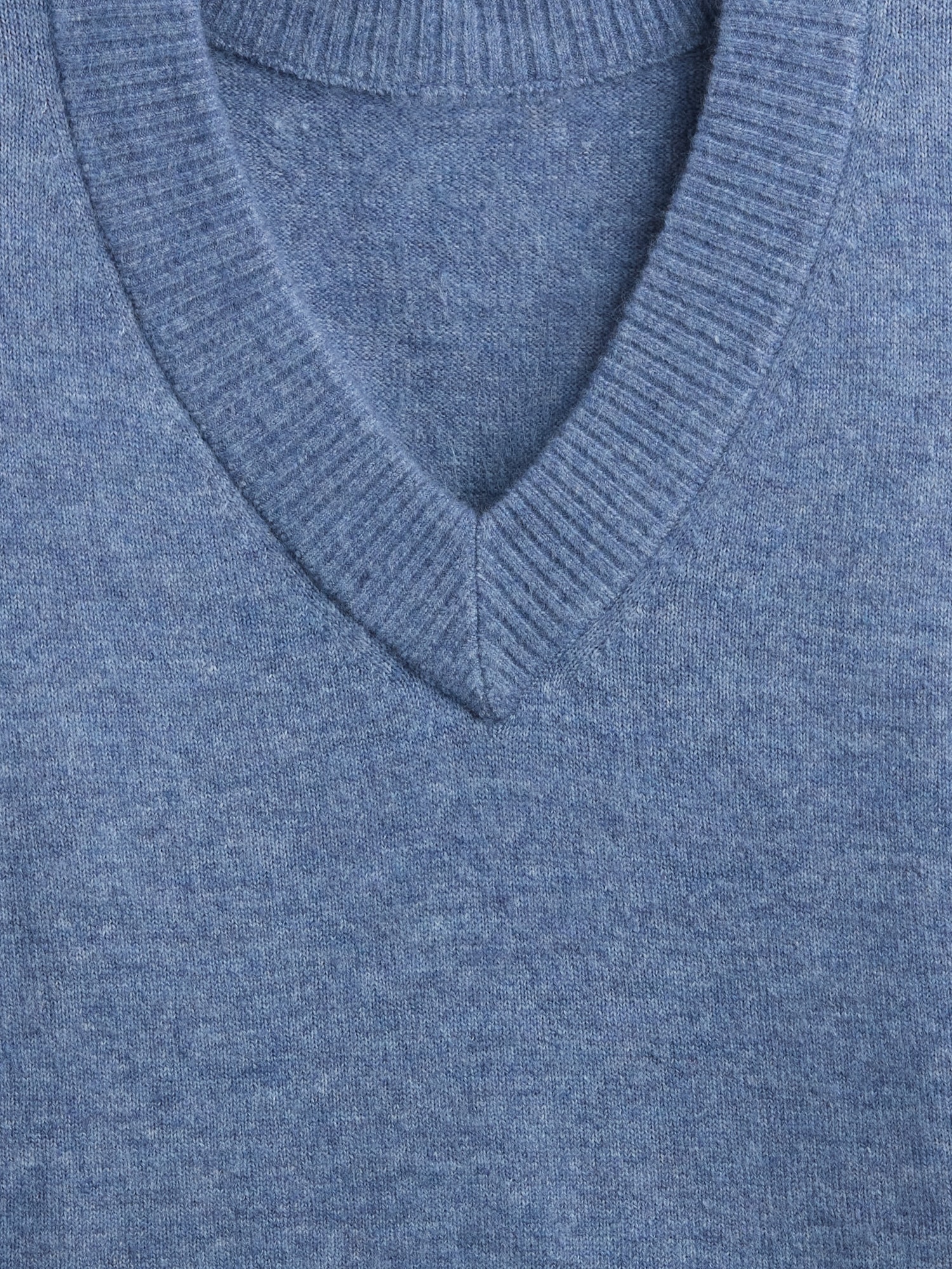 Gap Factory Oversized V-neck Sweater In Blue