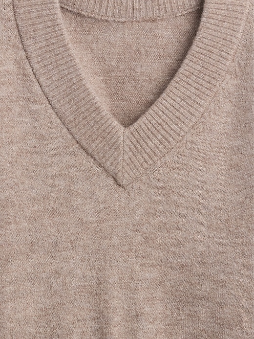 Image number 4 showing, Oversized V-Neck Sweater