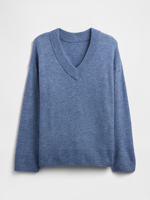 Image number 5 showing, Oversized V-Neck Sweater