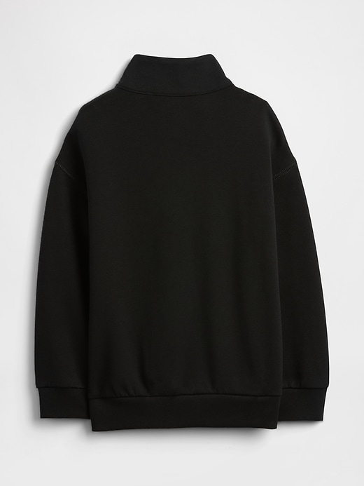 Image number 2 showing, babyGap Relaxed Mockneck Quarter-Zip Sweatshirt