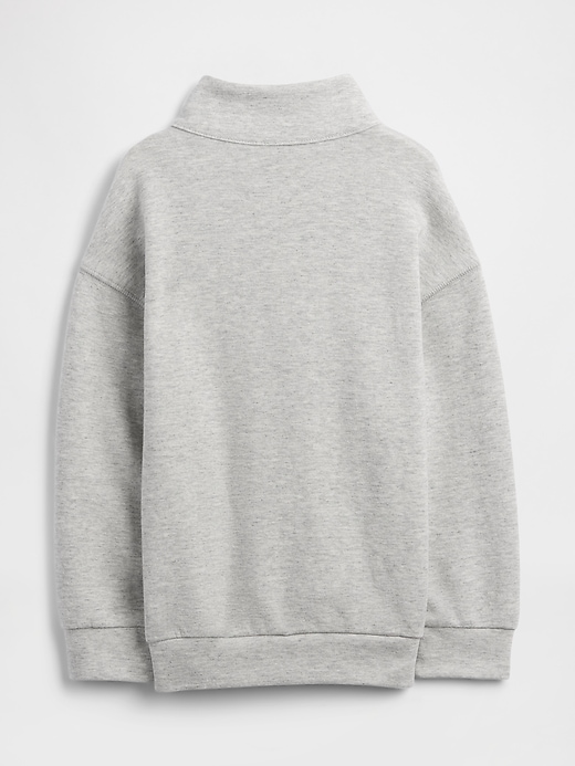 Image number 2 showing, babyGap Relaxed Mockneck Quarter-Zip Sweatshirt