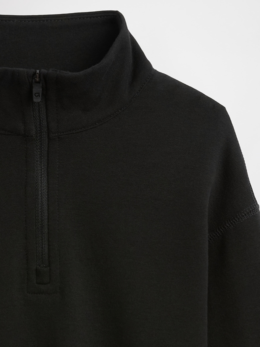 Image number 3 showing, babyGap Relaxed Mockneck Quarter-Zip Sweatshirt
