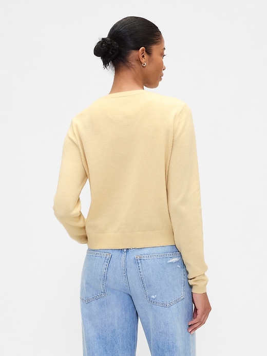 Image number 2 showing, Cashsoft Crewneck Cardigan